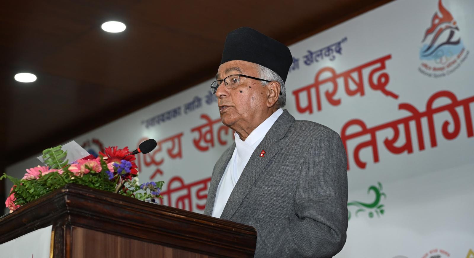 खेलकुदको माध्यमबाट सम्बन्ध विस्तारमा योगदान पुग्छः राष्ट्रपति
